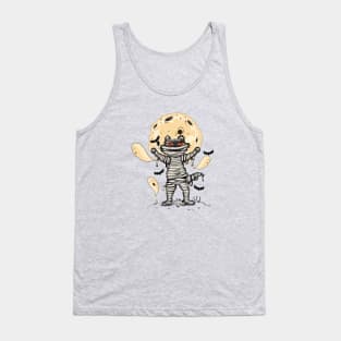 Mummy Cat and Ghosts Tank Top